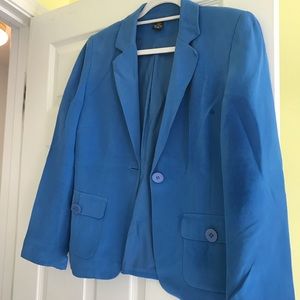 Blue business jacket